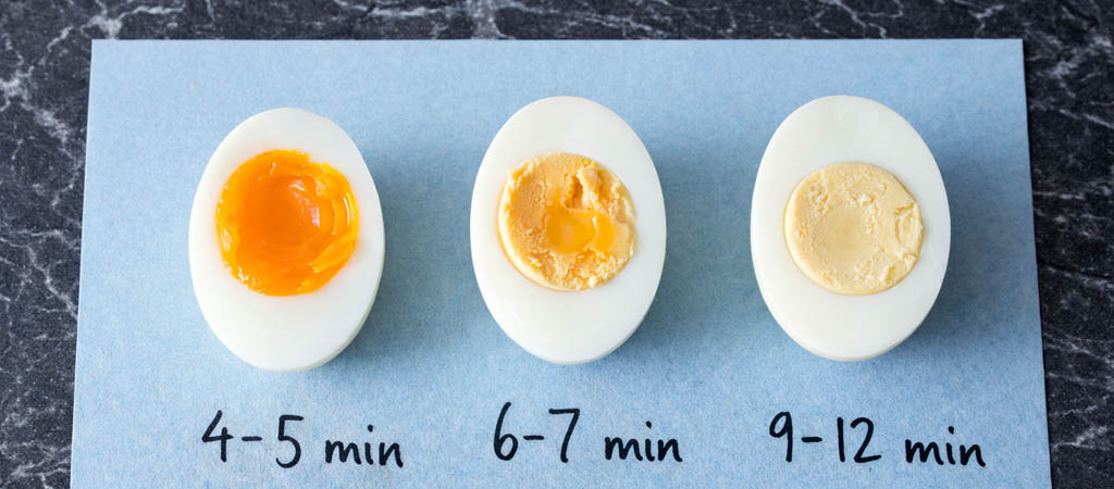 Munade keetmise erinevad astmed